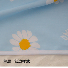 9WOR棉绸人造棉床单儿童成人单层床单空调被夏凉被绵绸