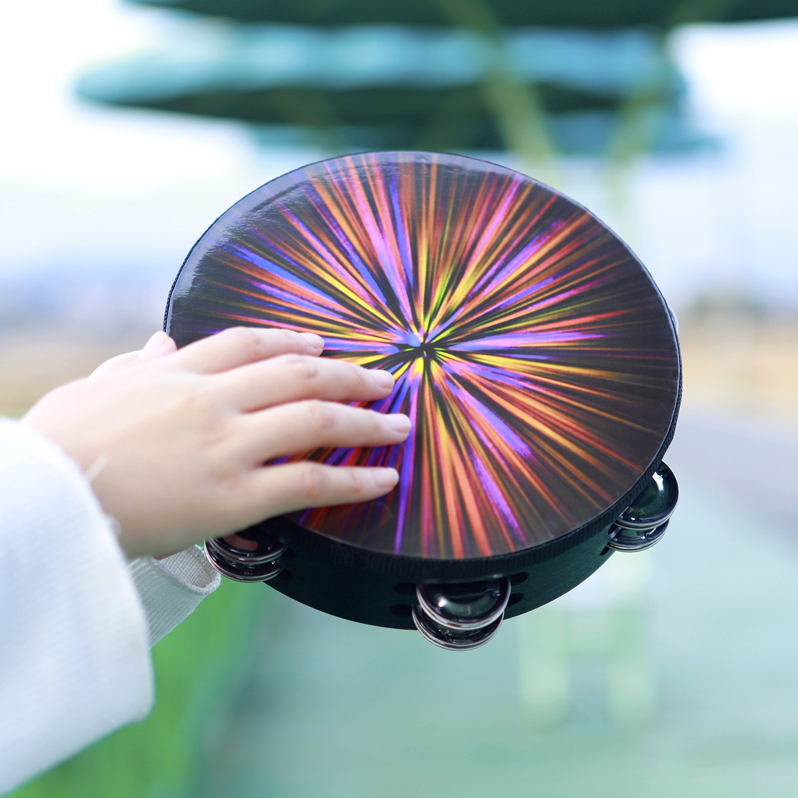 非洲鼓手铃乐器