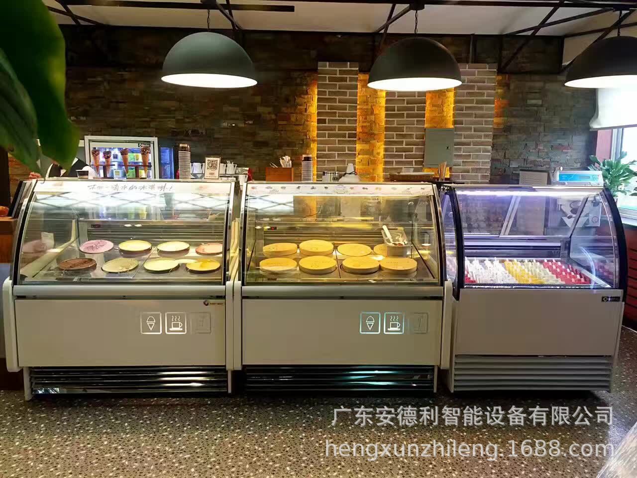 厂家直供冰淇淋展示柜 冰激凌冰柜 意大利冰淇淋展示冷柜