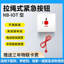 NB-IOT一键紧急报警按钮 老人养老院SOS拉绳无线呼叫报警器定制