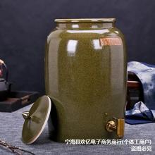 油缸陶瓷带盖子家用厨房花生油菜油山茶油密封30斤50斤100斤装油