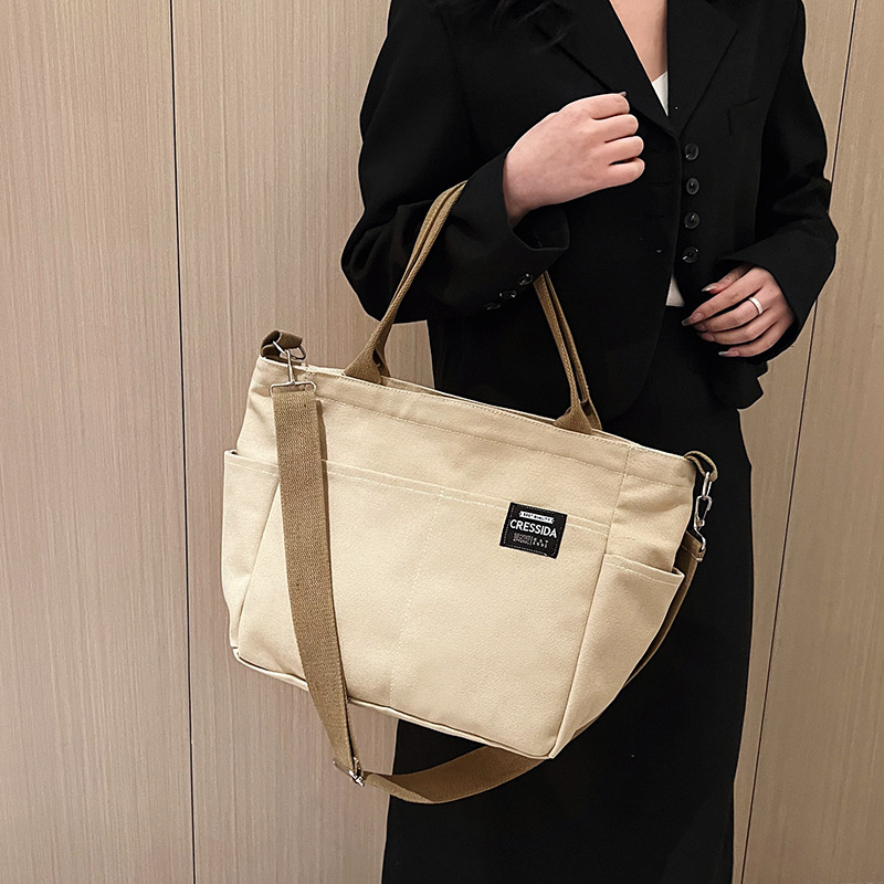 2023 New Women's Tote Casual Retro Portable Beautiful Shoulder Bag Large Capacity Multi-Layer Women's Messenger Bag