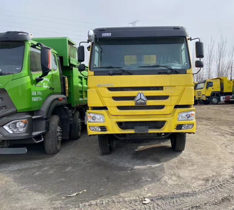 中国重汽8x4驱动400马力7.6米车厢豪沃自卸车出口-阿里巴巴