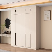 简易实木衣柜家用卧室加厚用简约现代靠墙意式儿童小户型柜子