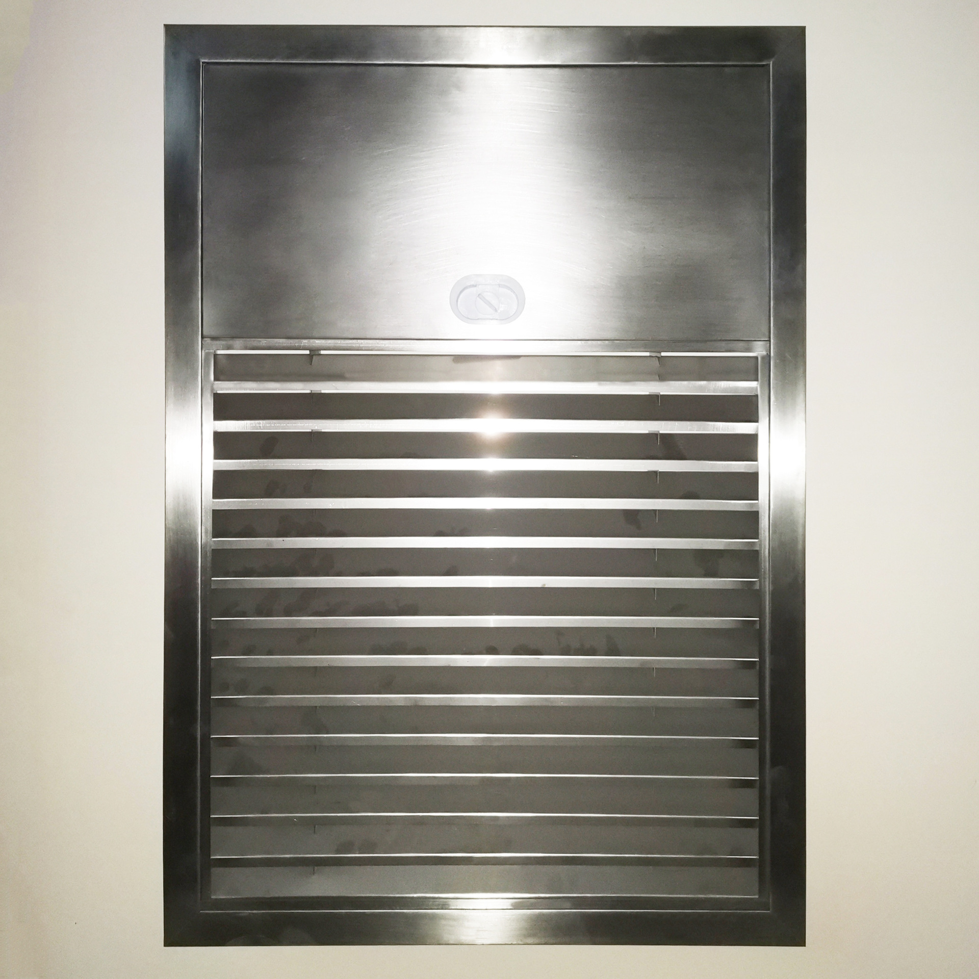 批售通风排烟用304不锈钢防火百叶风口排烟口不锈钢多叶排烟口