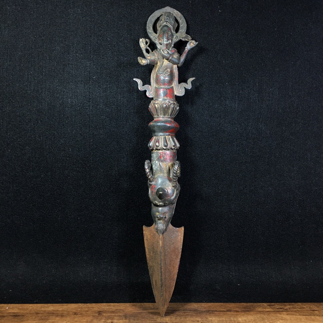 纯铜法器金刚杵关公财神狮子貔貅笔架香炉观音像复古怀旧实用收藏