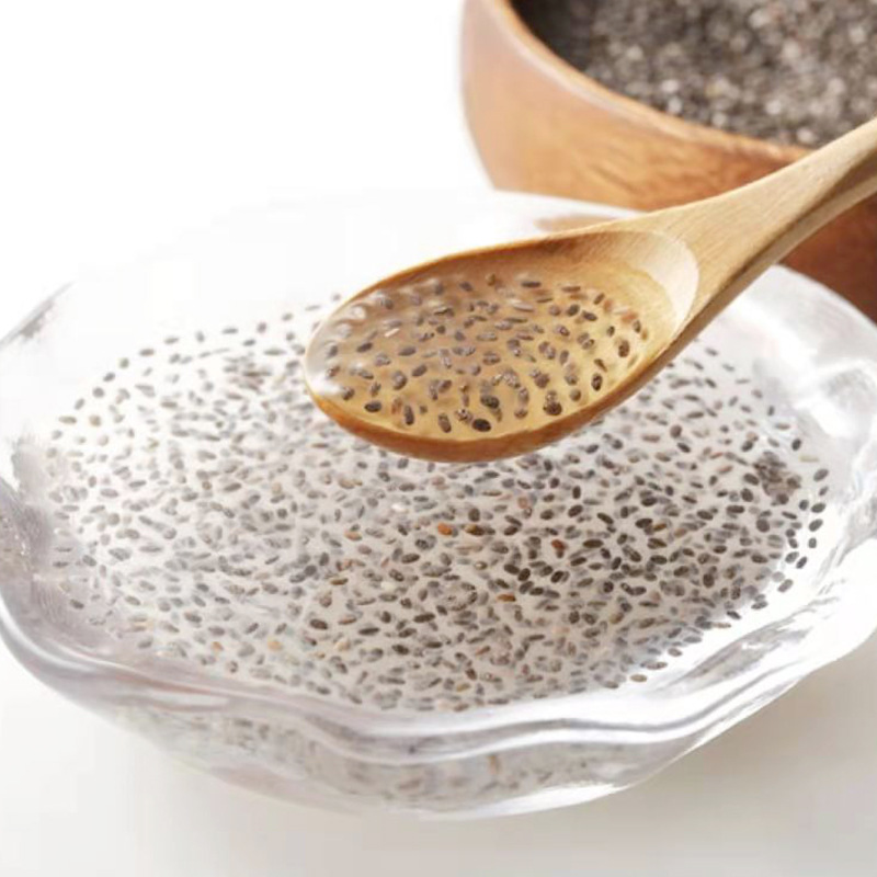 奇亚籽货源供应代餐饱腹冲饮即食免洗无杂质奇异籽奇雅籽鼠尾草