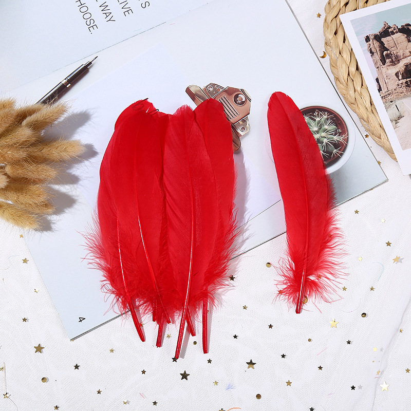 Factory Direct High Quality Swan Hair Diy Color Hard Floating Feather Stage Clothing Decoration Accessories Feather Wholesale