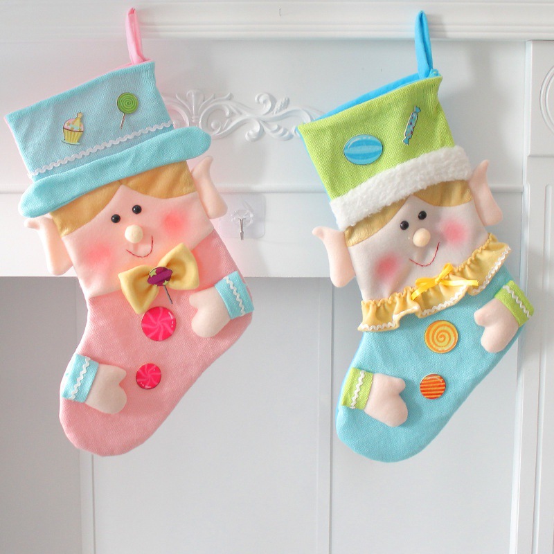 2022 Christmas New Socks Creative Christmas Socks Christmas Candy Socks Christmas Tree Pendant Gift Bag