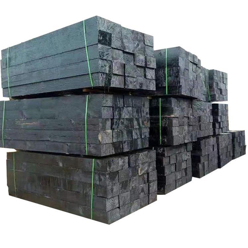 巨航加工定制各种规格尺寸二手旧枕木 浸油翻新枕木