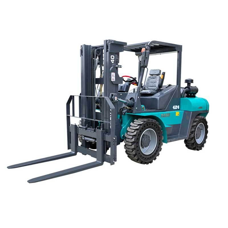四驱叉车5吨越野叉车3吨四轮驱动 柴油搬运车凯大一体式越野叉车
