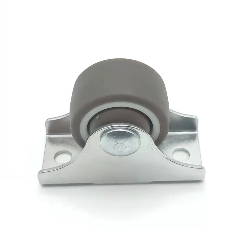 批发抽屉滑轮1寸导轨轮静音小万向轮榻榻米柜轮子滚轮脚轮橡胶定