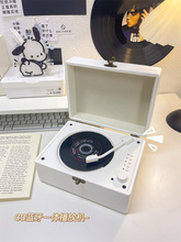 复古CD机蓝牙音箱一体播放器听专辑音乐唱片cd光碟光盘便携式音响
