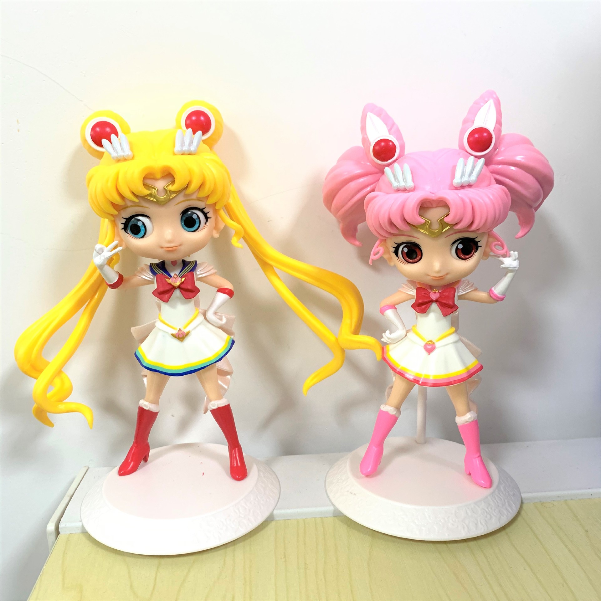 2款16cm美少女战士 水冰月月野兔手办公仔玩具模型蛋糕装饰摆件