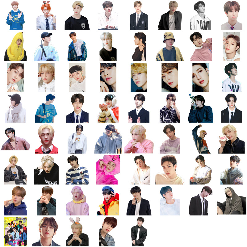 120 Pieces into Stray Kids Star Journal Stickers Water Cup Luggage Notebook Decorative Sticker Ins Style Stickers