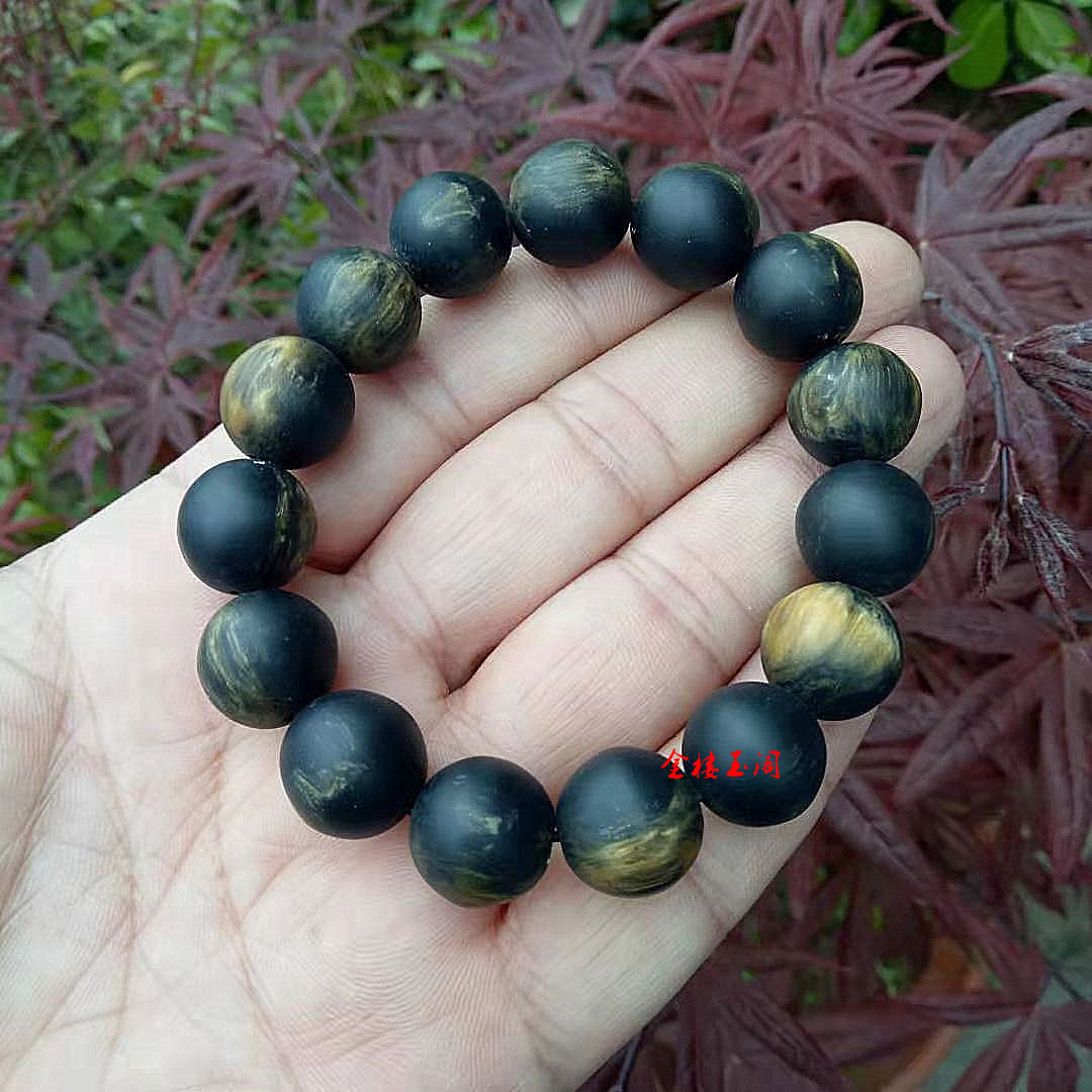 珠宝二代龙涎香手链蜜蜡鸡油黄手串琥珀乳花蜜蜡单圈佛珠念珠批发