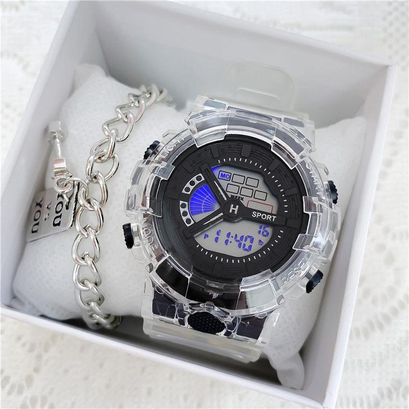 独角兽手表男女生ins高颜值初高中学生党韩版简约防水运动电子表