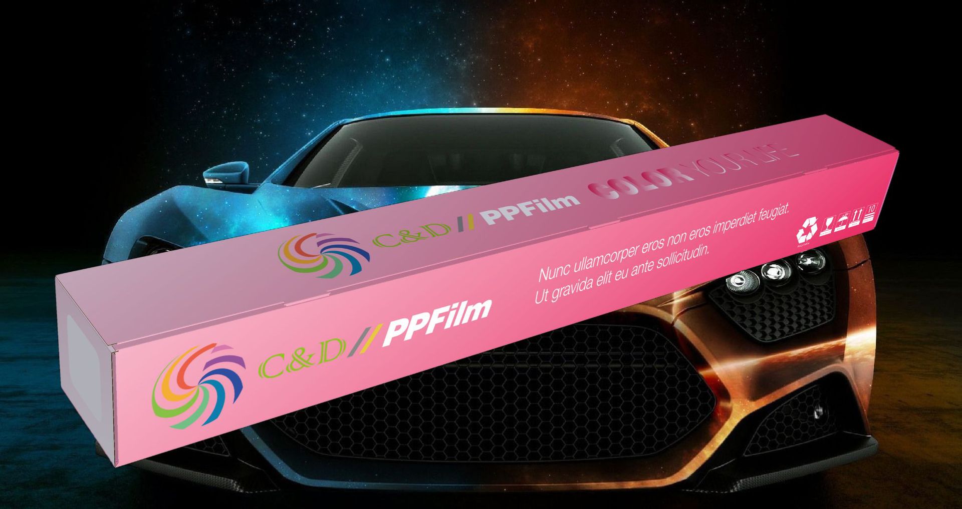 整张自扣 改色膜纸箱 16*16*2堵头专用 【彩地】