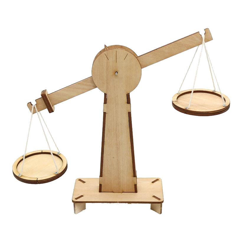 小学生实验stem手工材料 科技小制作小发明diy杠杆天平秤教具