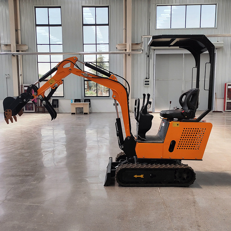 0成交4部微型小挖机 15先导履带小勾机 农用家用履带小型挖沟机破碎锤