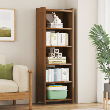 书架置物架落地简易多层置物柜卧室收纳储物柜窄缝转角靠墙小青贸