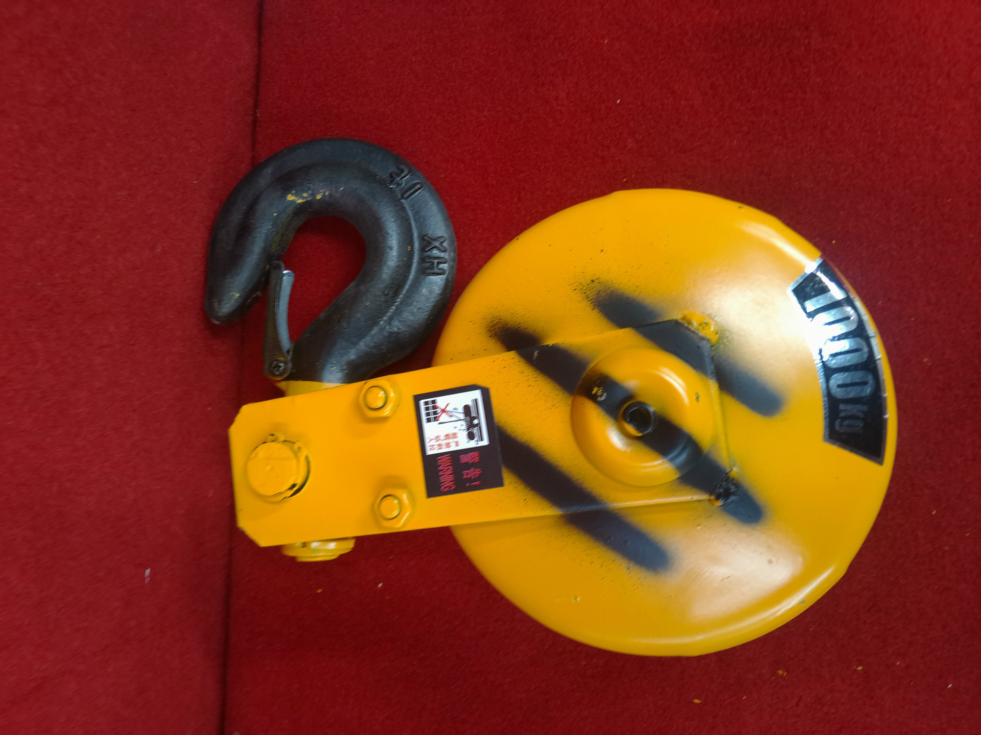 厂家批发 5t葫芦吊钩 加厚板吊钩 葫芦吊钩