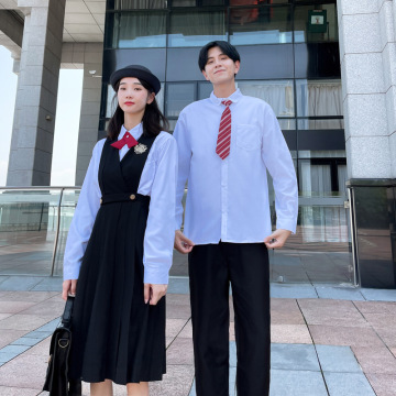 实拍情侣装学生班服 领带领结加5元-阿里巴巴