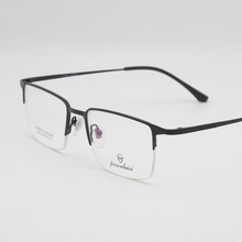 纯钛超轻简约眼镜架结实耐用北欧风格男生休闲百搭半框眼镜架9003