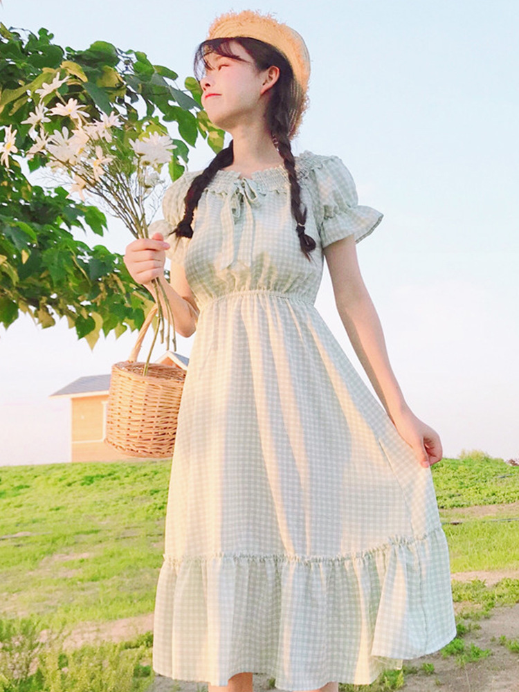 裙子仙女超仙学生夏季新款显瘦长裙小个子连衣裙女法式少女初恋裙