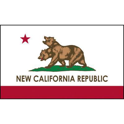 跨境供应90*150cm美国加利福尼亚州旗帜 双头熊加州旗