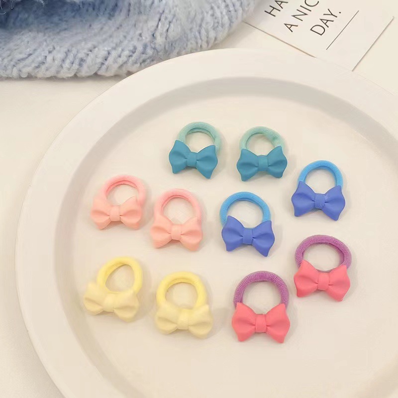 Love Star Children's Hair Band Baby Towel Ring Does Not Hurt Hair Rubber Band Girl's Ponytail Braid Hair Accessories Hair Rope