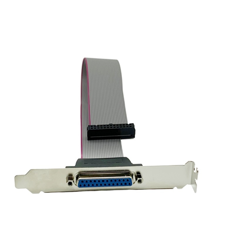 并口档板线 机箱并口挡板线主板档板线 打印机DB25母线LPT25针