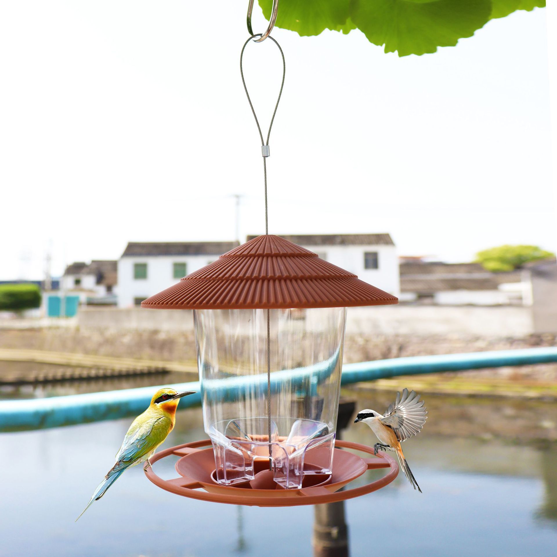 New Outdoor Garden Hanging Feeder Garden Hummingbird Feeder Automatic Hummingbird Feeder in Stock Wholesale