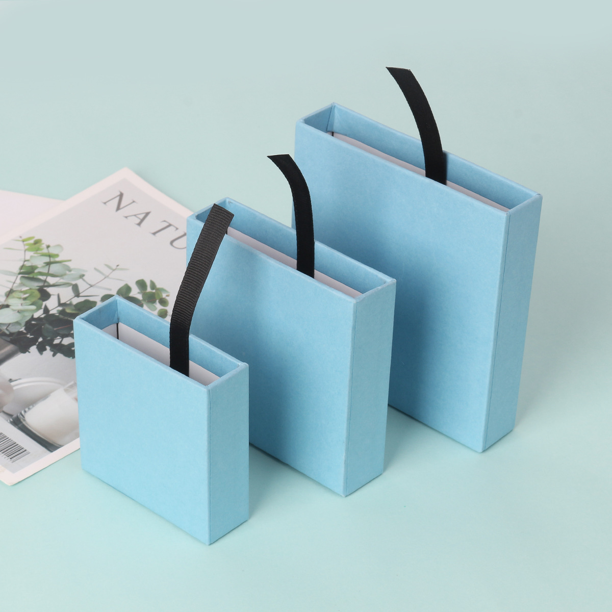 透明pe薄膜展示盒 悬浮包装盒 珠宝首饰盒戒指手链盒悬浮盒礼品盒