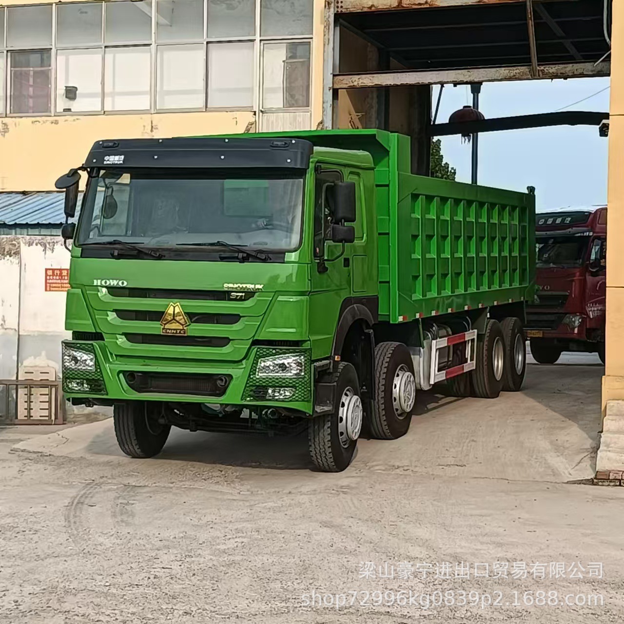 出口非洲重汽豪沃howo8×4自卸车二手翻斗卡车371- 375马力-阿里巴巴