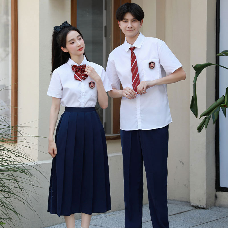 毕业班服套装合唱诗歌朗诵比赛演出服校服英伦学院风高中初中学生