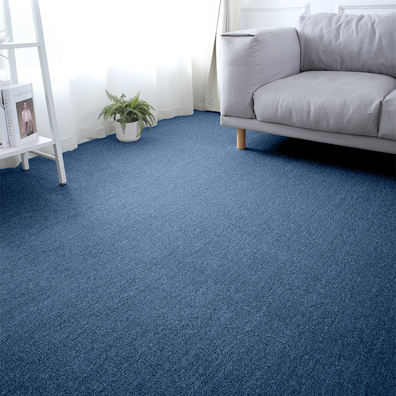 办公蓝色地毯