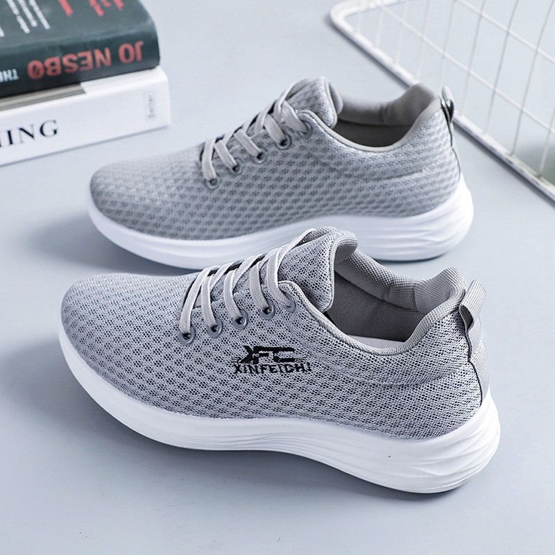 2021新款春秋季透气休闲女鞋潮流韩版百搭网面轻便舒适学生运动鞋