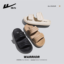 Warrior/回力凉鞋夏季2024年新款厚底休闲软底防滑一脚蹬高级感女