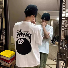 stussy 字母台球绿8印花短袖t恤_阿里巴巴找货神器