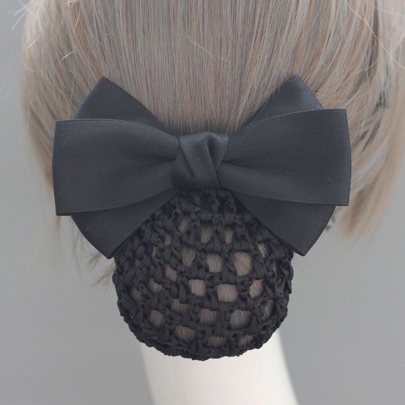 职业头花发网网兜工作细网酒店空姐护士头花银行员工女学生发夹