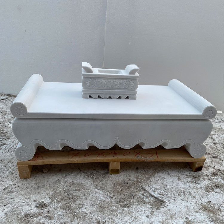 石雕供桌汉白玉长方形墓地供台祠堂烧香桌寺庙庭院神台石供桌