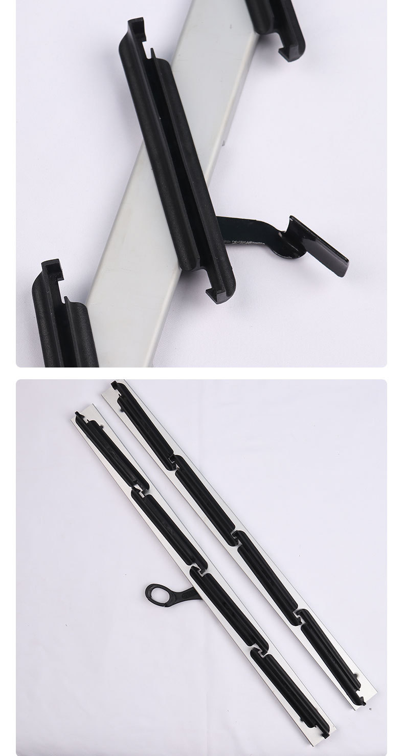 百叶窗支架配件厂家供应铝塑全铝门窗喷涂白色黑色6英寸窗架