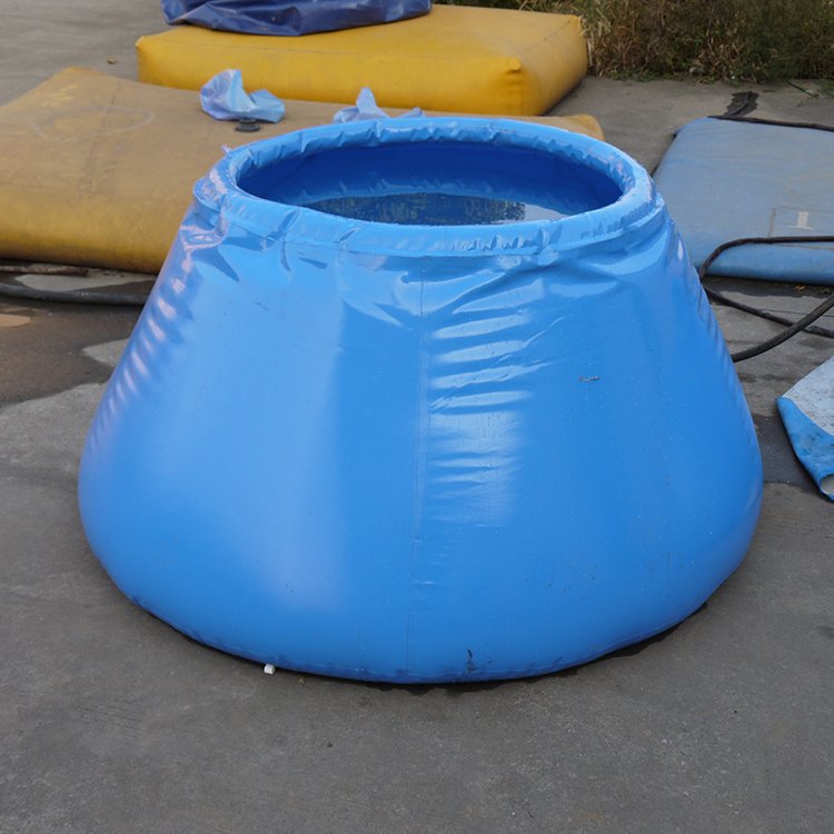 民政救灾蓝色pvc移动蓄水池5吨软体水罐 抗旱饮用水蓄水罐-阿里巴巴