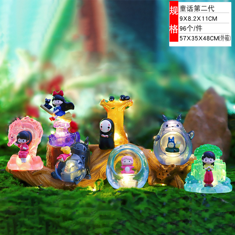 Best-Seller on Douyin Hayao Miyazaki Fairy Tale Blind Box Surprise Gift for Boys and Girls Two-Dimensional Fashion Play Peripheral Doll Doll