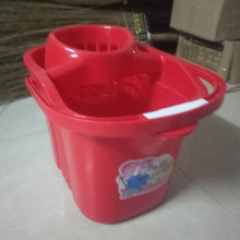 S^H家用椭圆塑料加厚洗拖把桶拖布挤水桶普通拖地桶压水拖把桶拖