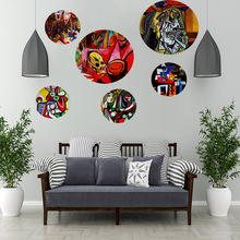毕加索挂盘艺术摆件抽象画墙饰书房客厅亚威农少女观赏陶瓷盘子