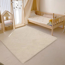 日式奶油风地毯极简素色满铺现代简约客厅沙发毯床边卧室大地垫