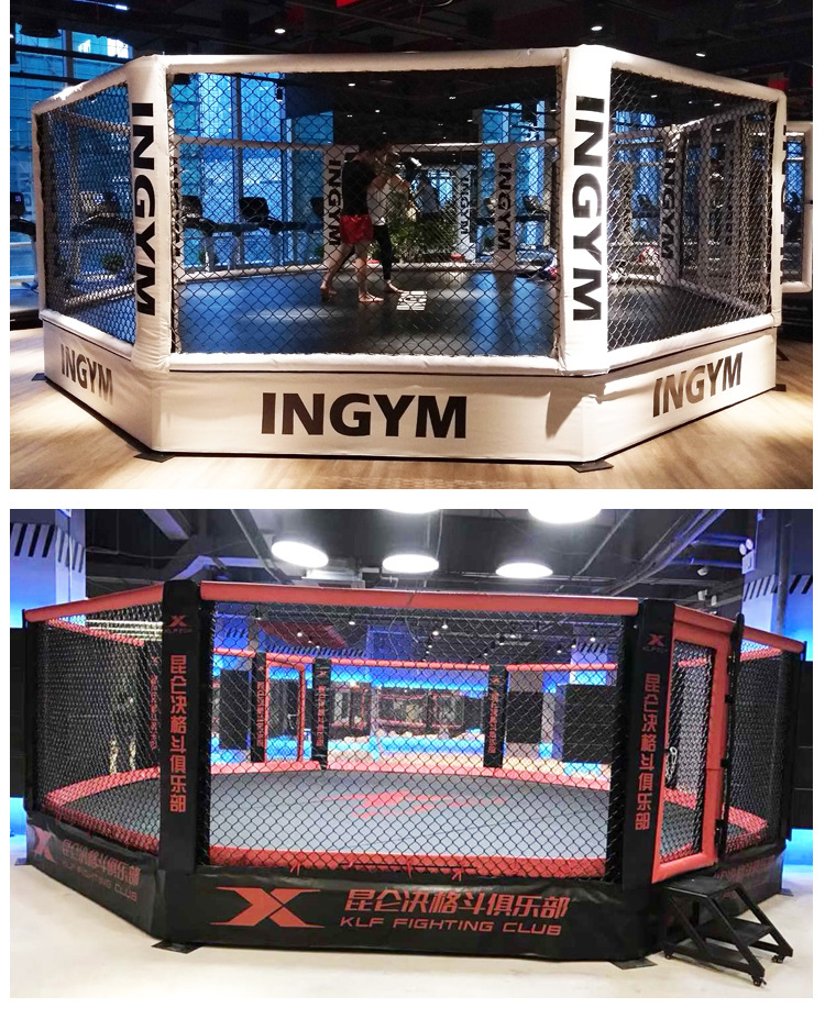 专业拳击台散打擂台八角笼美国八角笼格斗笼ufc mma搏击台比赛台
