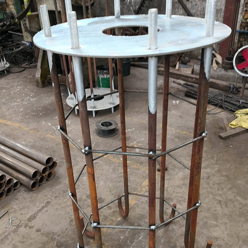 厂家供应批发路灯预埋地笼 地脚螺栓预埋件 路灯杆配件可加工定制